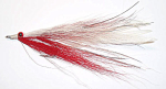 Clouser r�d/hvit gjeddeflue